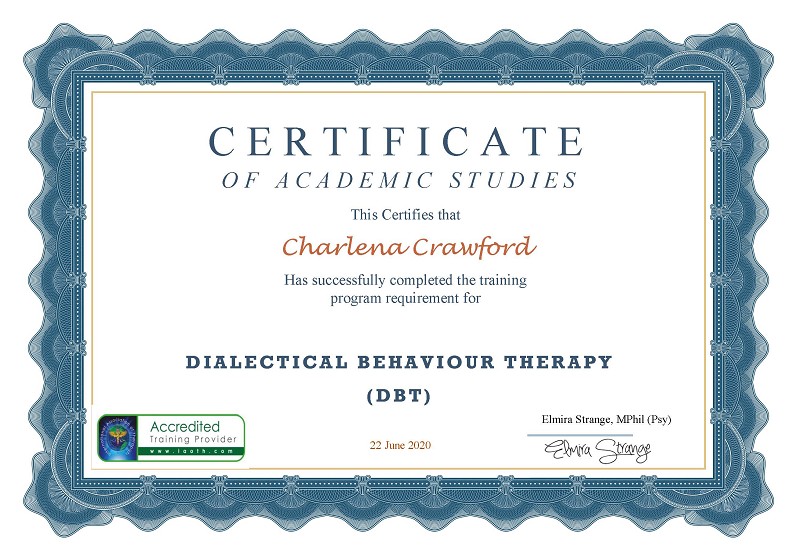 Dialectical Behavioural Therapy Diploma